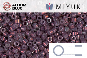MIYUKI Delica® Seed Beads (DB1012) 11/0 Round - Metallic Med Raspberry Luster