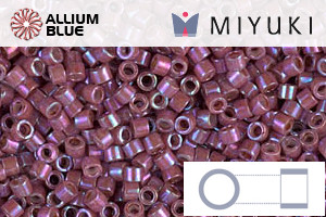 MIYUKI Delica® Seed Beads (DB1015) 11/0 Round - Metallic Raspberry Luster - 关闭视窗 >> 可点击图片