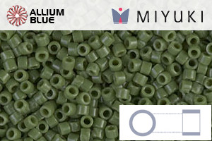 MIYUKI Delica® Seed Beads (DB1135) 11/0 Round - Opaque Avocado - Haga Click en la Imagen para Cerrar