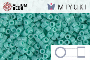 MIYUKI Delica® Seed Beads (DB1136) 11/0 Round - Opaque Sea Opal - Haga Click en la Imagen para Cerrar