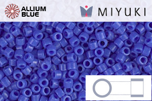 MIYUKI Delica® Seed Beads (DB1138) 11/0 Round - Opaque Cyan Blue - Haga Click en la Imagen para Cerrar