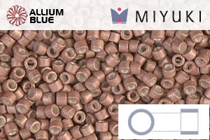 MIYUKI Delica® Seed Beads (DB1165) 11/0 Round - Galvanized Matte Muscat