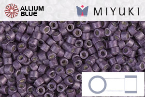 MIYUKI Delica® Seed Beads (DB1174) 11/0 Round - Galvanized Matte Eggplant - 關閉視窗 >> 可點擊圖片