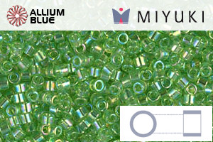 MIYUKI Delica® Seed Beads (DB1246) 11/0 Round - Transparent Lime AB - 关闭视窗 >> 可点击图片