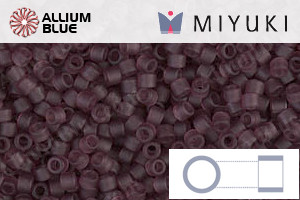 MIYUKI Delica® Seed Beads (DB1264) 11/0 Round - Matte Transparent Mauve - 关闭视窗 >> 可点击图片