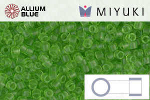 MIYUKI Delica® Seed Beads (DB1266) 11/0 Round - Matte Transparent Lime - Haga Click en la Imagen para Cerrar