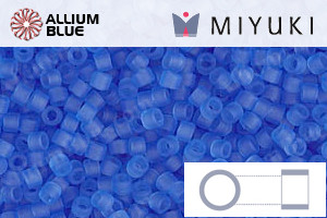 MIYUKI Delica® Seed Beads (DB1270) 11/0 Round - Matte Transparent Azure - 关闭视窗 >> 可点击图片