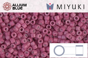 MIYUKI Delica® Seed Beads (DB1376) 11/0 Round - Dyed Opaque Antique Rose