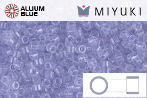 MIYUKI Delica® Seed Beads (DB1407) 11/0 Round - Transparent Pale Amethyst - 關閉視窗 >> 可點擊圖片