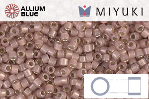 MIYUKI Delica® Seed Beads (DB1459) 11/0 Round - Silverlined Shell Opal - 關閉視窗 >> 可點擊圖片