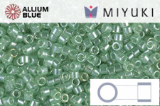 MIYUKI Delica® Seed Beads (DB1482) 11/0 Round - Transparent Light Rose Luster
