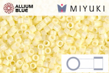 MIYUKI Delica® Seed Beads (DB1486) 11/0 Round - Transparent Taupe Luster