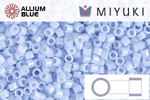 MIYUKI Delica® Seed Beads (DB1497) 11/0 Round - Opaque Light Sky Blue - Click Image to Close
