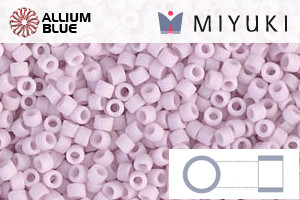 MIYUKI Delica® Seed Beads (DB1514) 11/0 Round - Matte Opaque Pale Rose - Click Image to Close