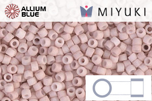 MIYUKI Delica® Seed Beads (DB1515) 11/0 Round - Matte Opaque Pink Champagne - Haga Click en la Imagen para Cerrar