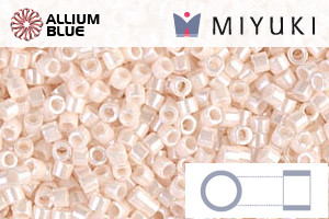 MIYUKI Delica® Seed Beads (DB1530) 11/0 Round - Opaque Bisque White Ceylon
