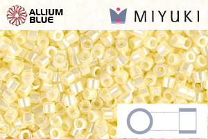 MIYUKI Delica® Seed Beads (DB1531) 11/0 Round - Opaque Pale Yellow Ceylon - 關閉視窗 >> 可點擊圖片