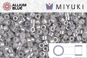 MIYUKI Delica® Seed Beads (DB1538) 11/0 Round - Opaque Light Smoke Ceylon - 關閉視窗 >> 可點擊圖片