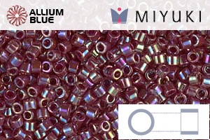 MIYUKI Delica® Seed Beads (DB1574) 11/0 Round - Opaque Currant AB