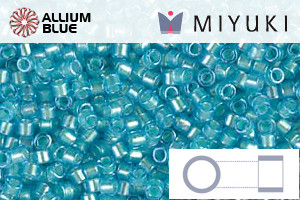 MIYUKI Delica® Seed Beads (DB1708) 11/0 Round - Mint Pearl Lined Ocean Blue - 关闭视窗 >> 可点击图片