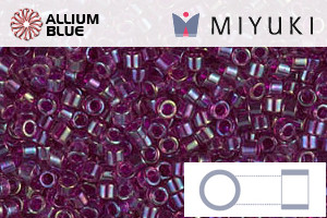 MIYUKI Delica® Seed Beads (DB1747) 11/0 Round - Fuchsia Lined Amethyst AB - 关闭视窗 >> 可点击图片