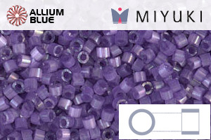 MIYUKI Delica® Seed Beads (DB1809) 11/0 Round - Dyed Lilac Silk Satin - Click Image to Close
