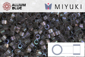 MIYUKI Delica® Seed Beads (DB1818) 11/0 Round - Dyed Rustic Gray Silk Satin - Haga Click en la Imagen para Cerrar