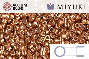 MIYUKI Delica® Seed Beads (DB1836) 11/0 Round - DURACOAT Galvanized Muscat - Click Image to Close