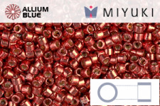 MIYUKI Delica® Seed Beads (DB1838) 11/0 Round - Duracoat Galvanized Berry