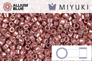 MIYUKI Delica® Seed Beads (DB1839) 11/0 Round - Duracoat Galvanized Dark Coral - Haga Click en la Imagen para Cerrar