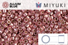 MIYUKI Delica® Seed Beads (DB1839) 11/0 Round - Duracoat Galvanized Dark Coral