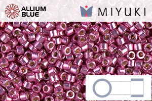 MIYUKI Delica® Seed Beads (DB1840) 11/0 Round - Duracoat Galvanized Hot Pink - Haga Click en la Imagen para Cerrar