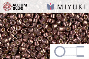 MIYUKI Delica® Seed Beads (DB1843) 11/0 Round - Duracoat Galvanized Dark Mauve - Haga Click en la Imagen para Cerrar