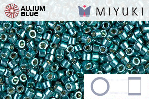 MIYUKI Delica® Seed Beads (DB1847) 11/0 Round - Duracoat Galvanized Sea Foam