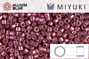MIYUKI Delica® Seed Beads (DB1849) 11/0 Round - Duracoat Galvanized Magenta - Haga Click en la Imagen para Cerrar