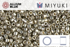 MIYUKI Delica® Seed Beads (DB1851) 11/0 Round - Duracoat Galvanized Light Pewter