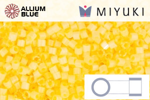 MIYUKI Delica® Seed Beads (DB1855) 11/0 Round - Luminous Silk Sun Glow - Haga Click en la Imagen para Cerrar