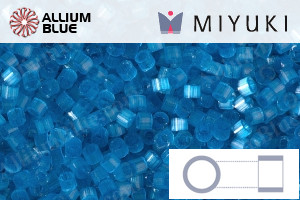 MIYUKI Delica® Seed Beads (DB1860) 11/0 Round - Silk Deep Capri Blue