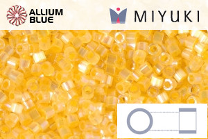 MIYUKI Delica® Seed Beads (DB1861) 11/0 Round - Silk Goldenrod AB - Haga Click en la Imagen para Cerrar