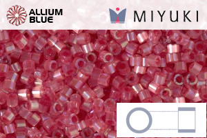 MIYUKI Delica® Seed Beads (DB1865) 11/0 Round - Silk Rose Berry AB