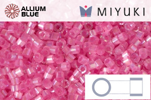 MIYUKI Delica® Seed Beads (DB1867) 11/0 Round - Silk Fruit Punch Pink AB