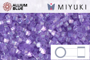 MIYUKI Delica® Seed Beads (DB1868) 11/0 Round - Silk Lilac AB - Haga Click en la Imagen para Cerrar