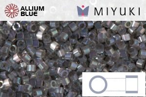 MIYUKI Delica® Seed Beads (DB1872) 11/0 Round - Silk Smoke Grey AB