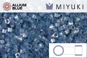 MIYUKI Delica® Seed Beads (DB1882) 11/0 Round - Silk Blueberry AB - Click Image to Close