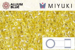 MIYUKI Delica® Seed Beads (DB1886) 11/0 Round - Transparent Yellow Luster - Haga Click en la Imagen para Cerrar