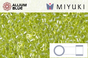 MIYUKI Delica® Seed Beads (DB1888) 11/0 Round - Transparent Chartreuse Luster - Haga Click en la Imagen para Cerrar