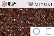 MIYUKI Delica® Seed Beads (DB1891) 11/0 Round - Transparent Auburn Luster