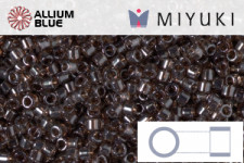 MIYUKI Delica® Seed Beads (DB1892) 11/0 Round - Transparent Sable Brown Luster