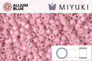 MIYUKI Delica® Seed Beads (DB1906) 11/0 Round - Opaque Muted Rose Luster - Click Image to Close