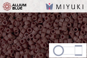 MIYUKI Delica® Seed Beads (DB1910) 11/0 Round - Matte Opaque Milk Chocolate Brown - 关闭视窗 >> 可点击图片